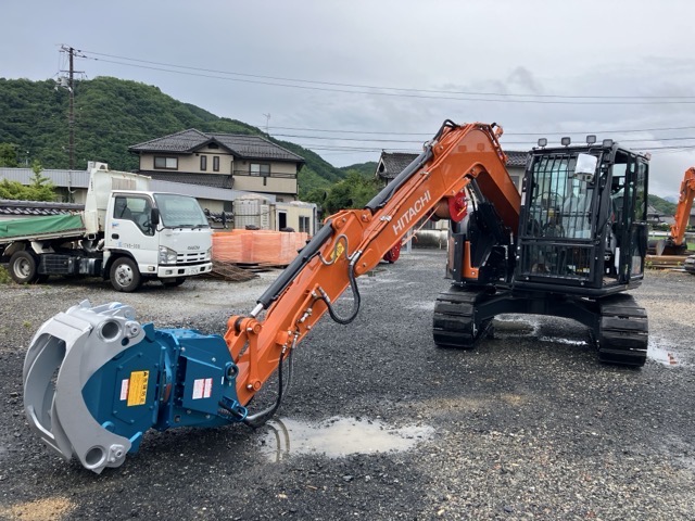 【納入事例】GS65LJV(イワフジ工業)付き油圧ショベル、納入しました!