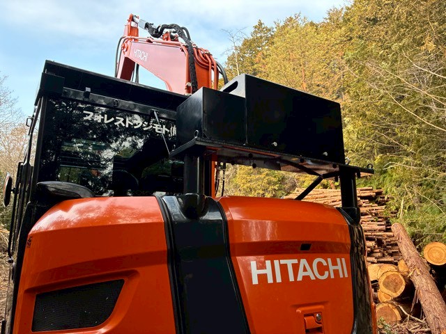 納入事例】林業に「解体仕様機」を選ぶ理由。日立建機 ZX75USK-7
